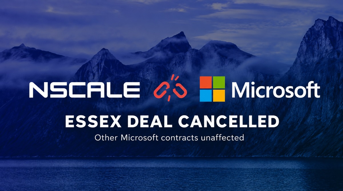 Nscale Faces IPO Setback as Microsoft Reportedly Scraps Essex AI Deal